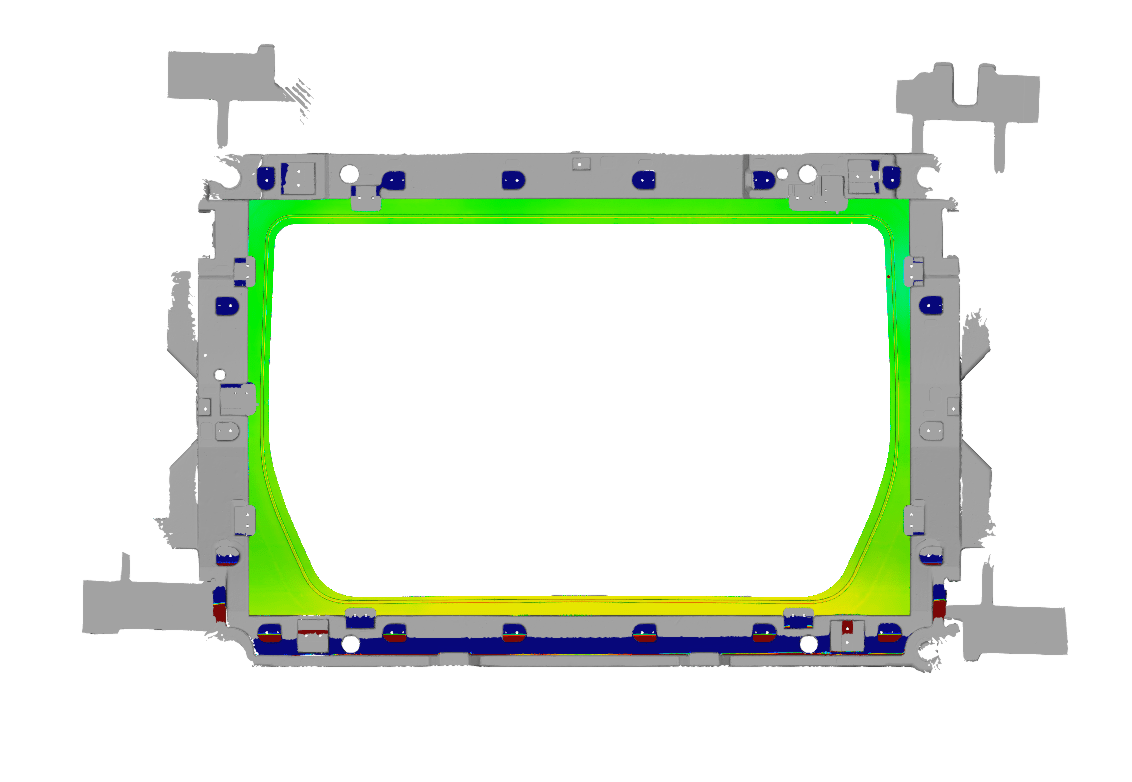 BOB半岛体育3D扫描仪助力大尺寸汽车钣金件模具加工检测(图4)