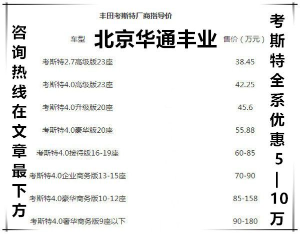 BOB半岛丰田考斯特商务车图片 考斯特7座定制版(图3)